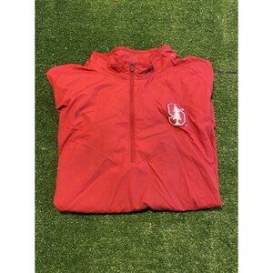 Stanford Cardinal jacket mens 3XL red nike 1/4 zip lightweight breathable 33